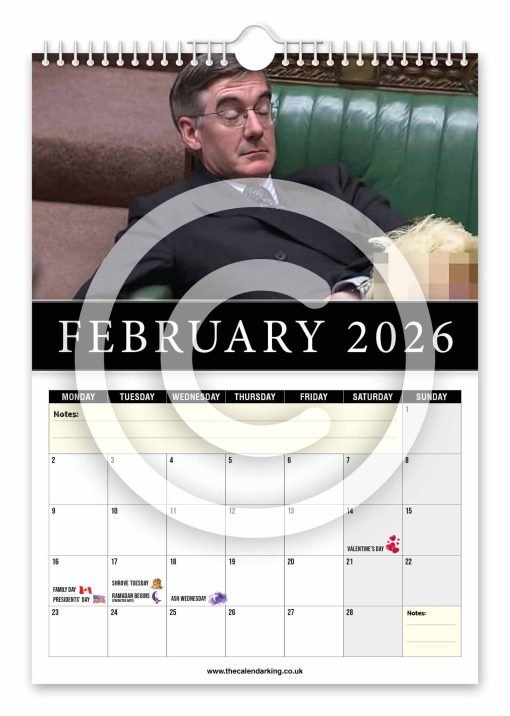 Jacob Rees-Mogg Novelty Calendar - Image 3