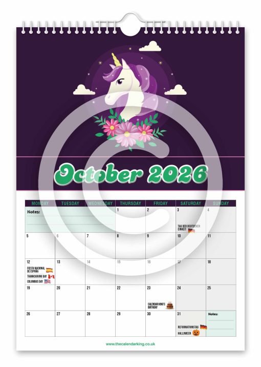Unicorn Novelty Calendar - Image 11