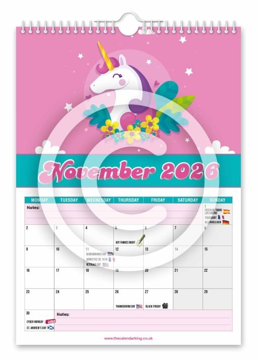 Unicorn Novelty Calendar - Image 12