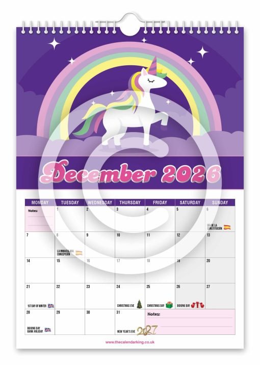 Unicorn Novelty Calendar - Image 13