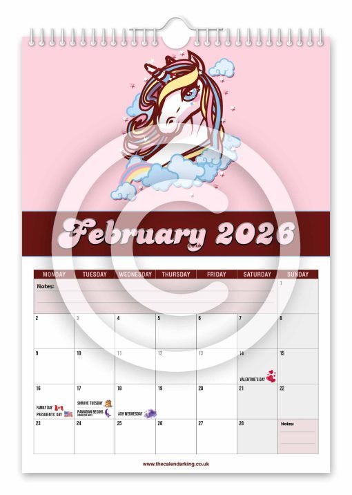 Unicorn Novelty Calendar - Image 3