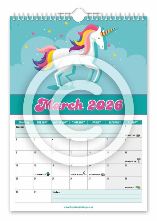 Unicorn Novelty Calendar - Image 4