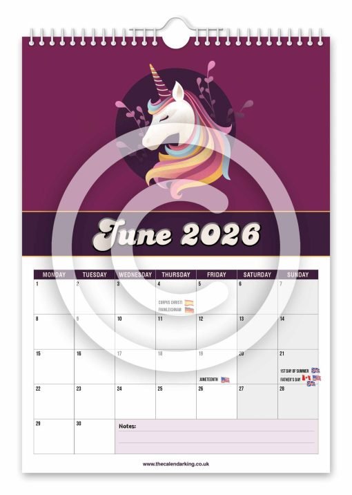 Unicorn Novelty Calendar - Image 7