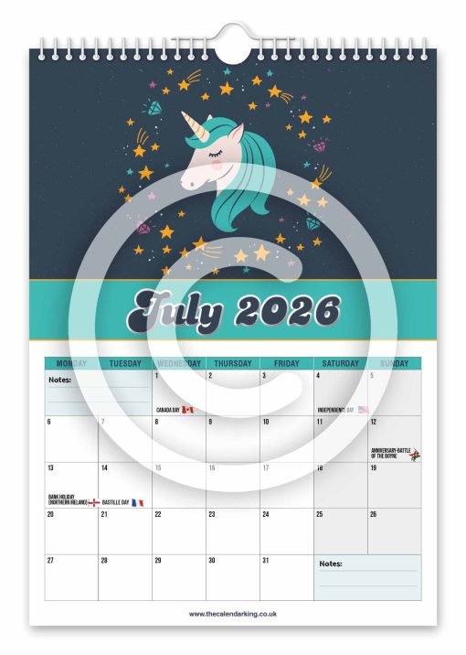Unicorn Novelty Calendar - Image 8