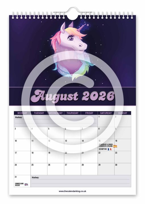 Unicorn Novelty Calendar - Image 9