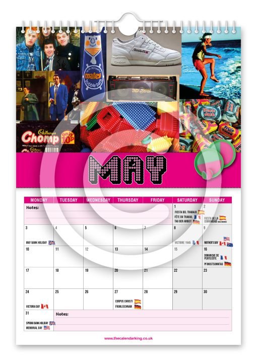 Back to the 80's Novelty Calendar - Image 6