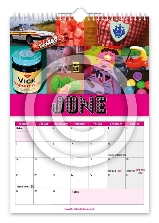 Back to the 80's Novelty Calendar - Image 7