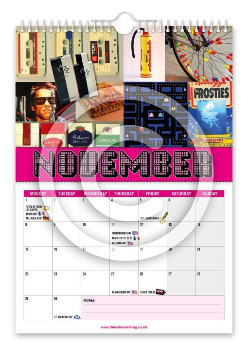 Back to the 80's Novelty Calendar - Image 12