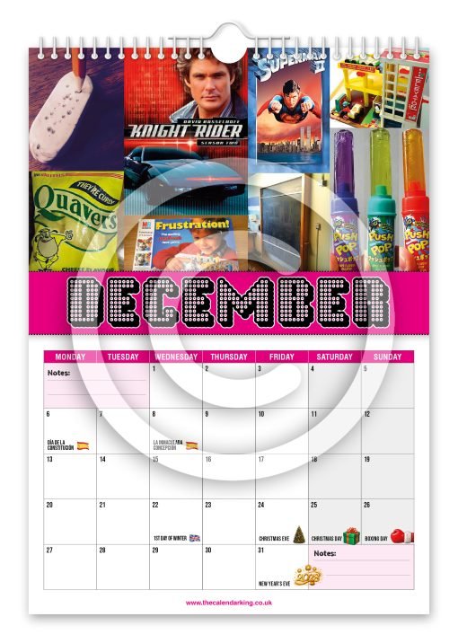 Back to the 80's Novelty Calendar - Image 13