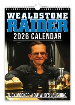 Wealdstone Raider Novelty Calendar