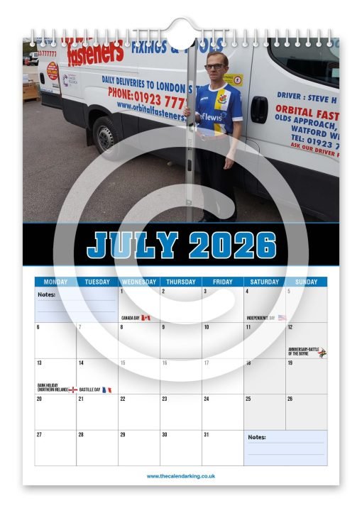 Wealdstone Raider Novelty Calendar - Image 8