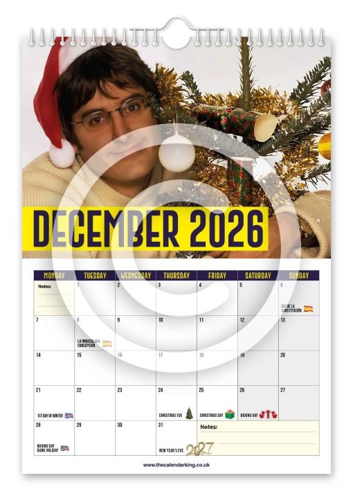 Louis Theroux Novelty Calendar - Image 13