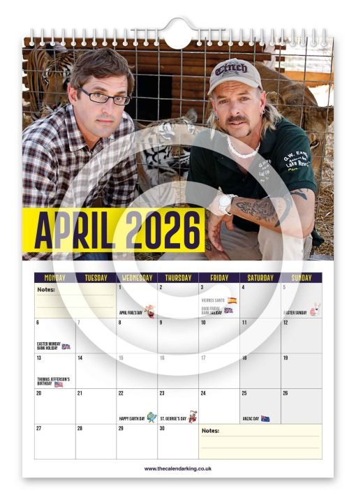 Louis Theroux Novelty Calendar - Image 5