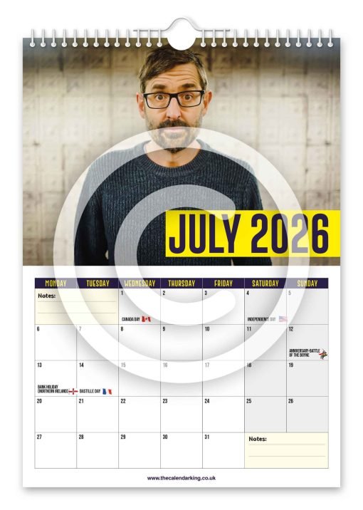 Louis Theroux Novelty Calendar - Image 8