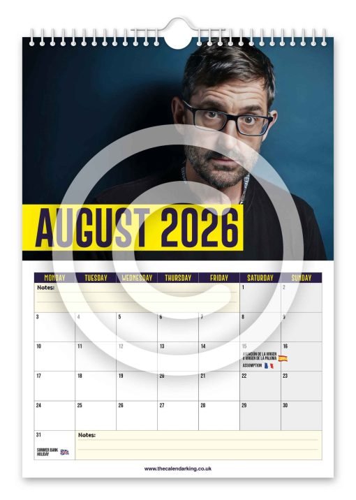 Louis Theroux Novelty Calendar - Image 9