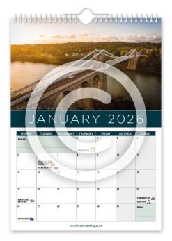 Alternative view of Anglesey Novelty Calendar