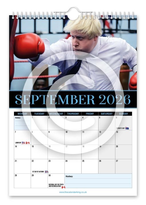 Boris Johnson Novelty Calendar - Image 10