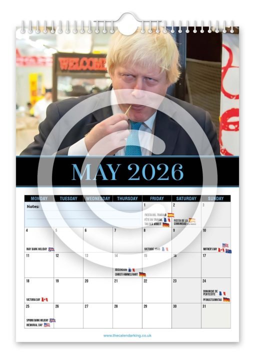 Boris Johnson Novelty Calendar - Image 6