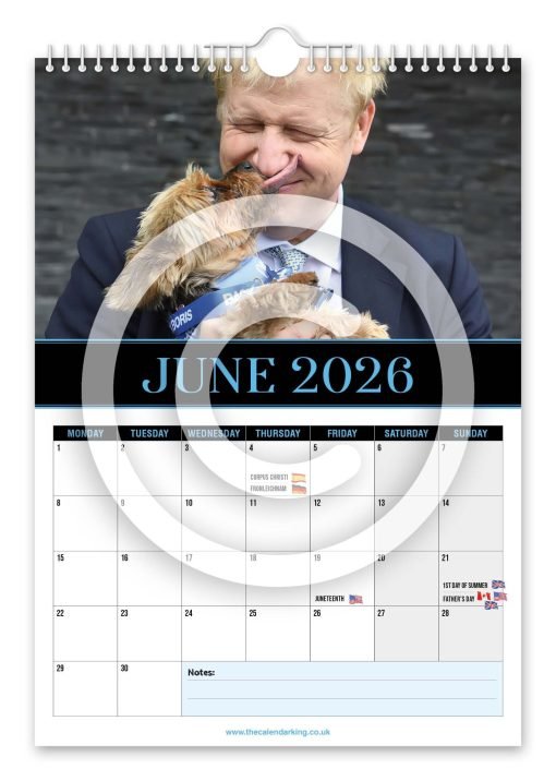 Boris Johnson Novelty Calendar - Image 7
