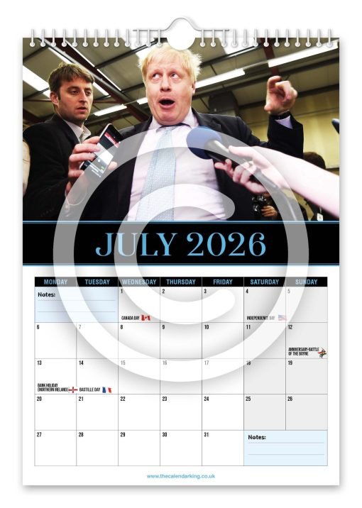 Boris Johnson Novelty Calendar - Image 8