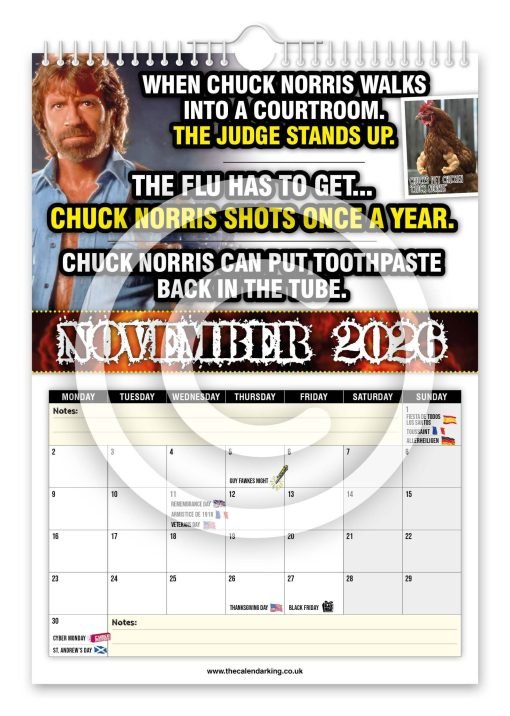 Chuck Norris Novelty Calendar - Image 12