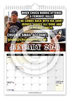 Alternative view of Chuck Norris Novelty Calendar