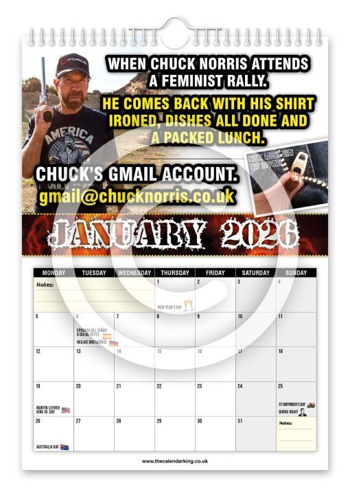 Chuck Norris Novelty Calendar - Image 2