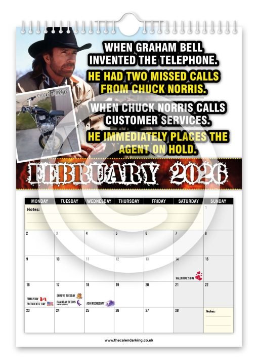 Chuck Norris Novelty Calendar - Image 3