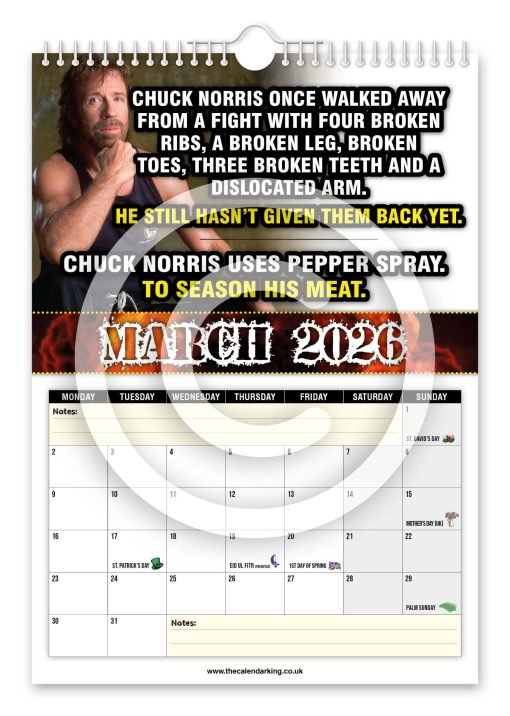 Chuck Norris Novelty Calendar - Image 4