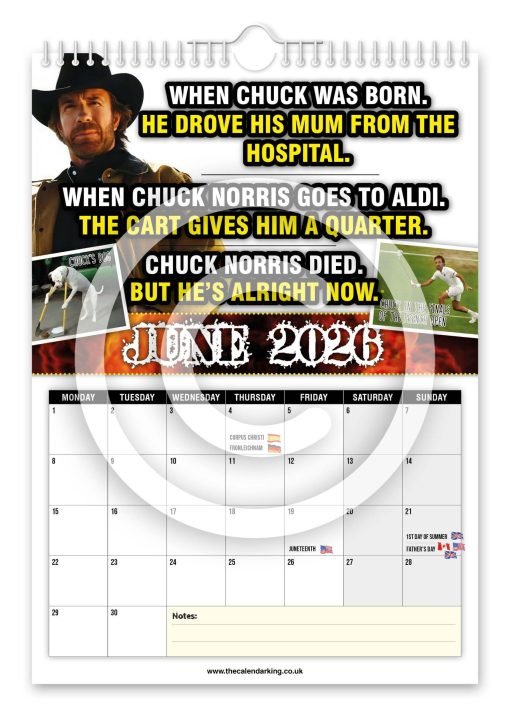 Chuck Norris Novelty Calendar - Image 7