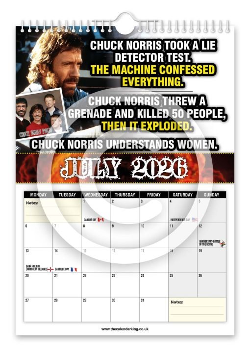 Chuck Norris Novelty Calendar - Image 8