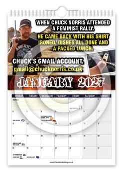 Alternative view of Chuck Norris Novelty Calendar
