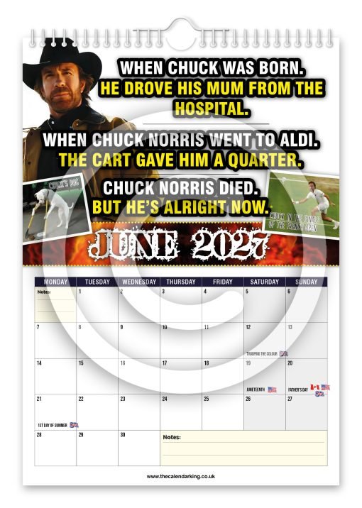 Chuck Norris Novelty Calendar - Image 7
