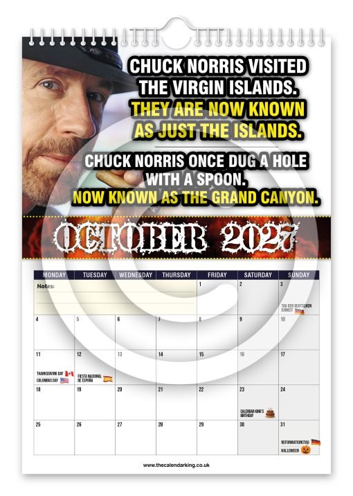 Chuck Norris Novelty Calendar - Image 11