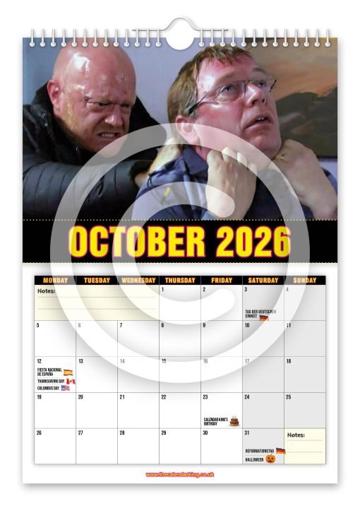 Ian Beale Novelty Calendar - Image 11