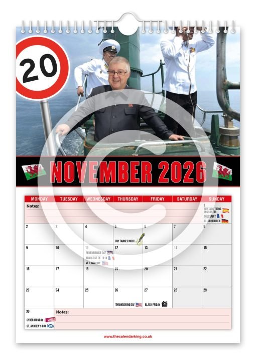Kim Drakeford Novelty Calendar - Image 12