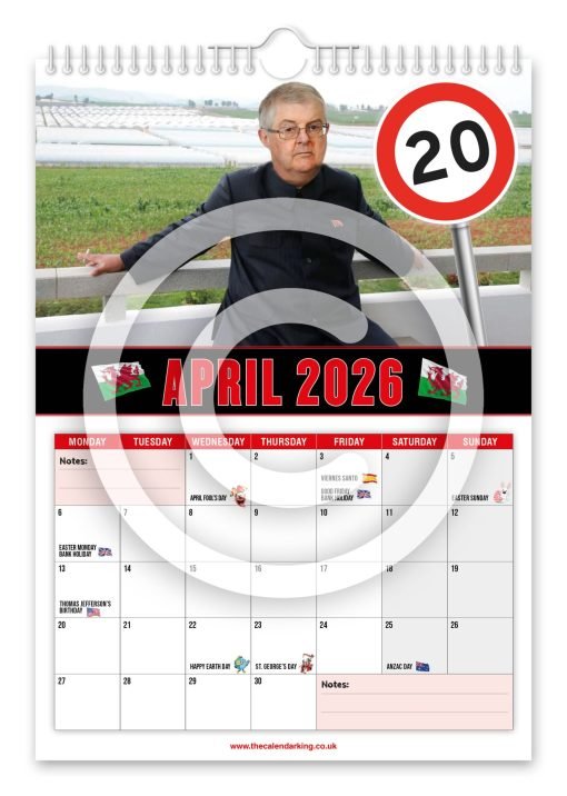 Kim Drakeford Novelty Calendar - Image 5