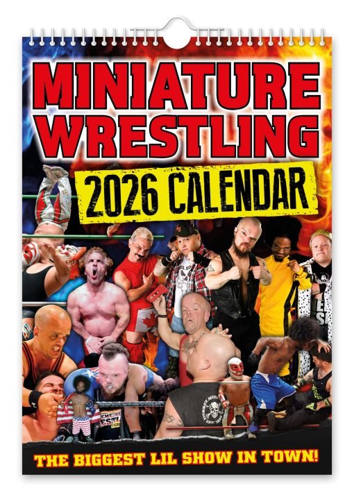 Miniature Wrestling Novelty Calendar