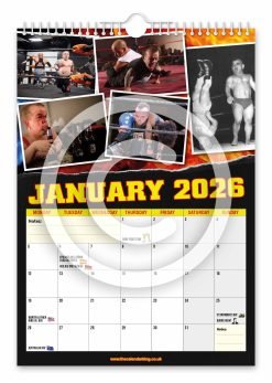 Alternative view of Miniature Wrestling Novelty Calendar