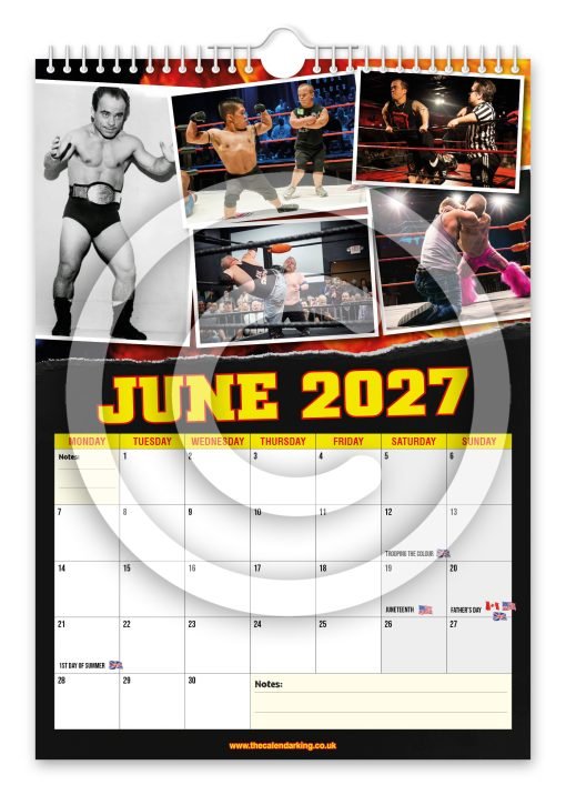 Miniature Wrestling Novelty Calendar - Image 7