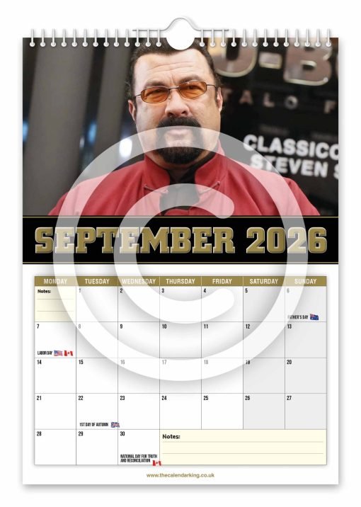 Steven Seagal Novelty Calendar - Image 10