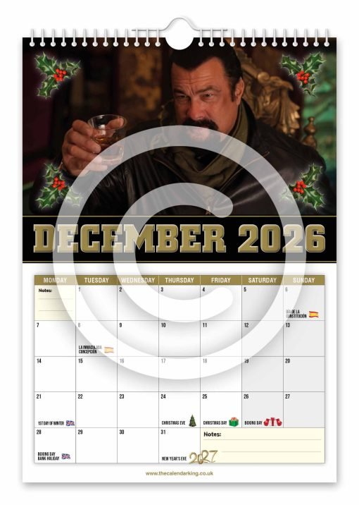 Steven Seagal Novelty Calendar - Image 13