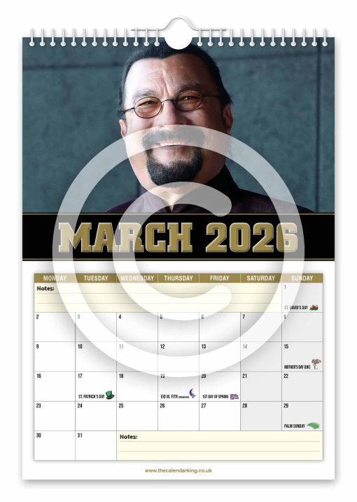 Steven Seagal Novelty Calendar - Image 4