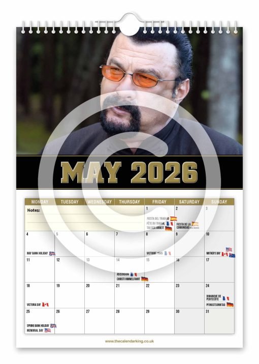 Steven Seagal Novelty Calendar - Image 6