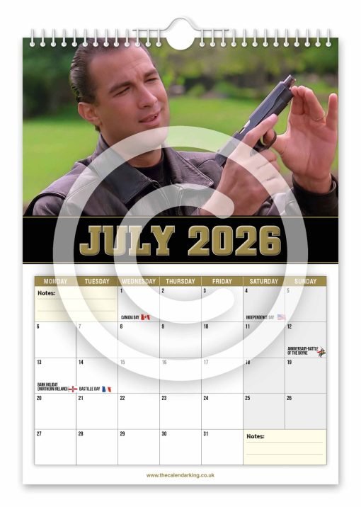 Steven Seagal Novelty Calendar - Image 8