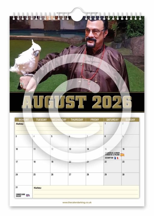 Steven Seagal Novelty Calendar - Image 9