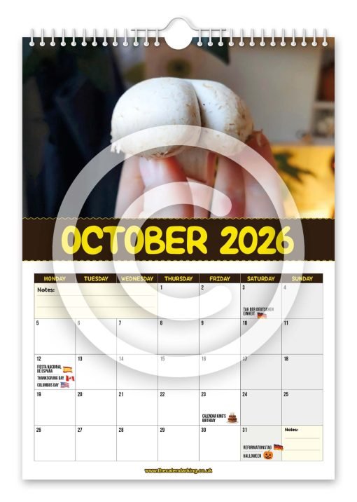 World's Greatest Mushrooms Novelty Calendar - Image 11