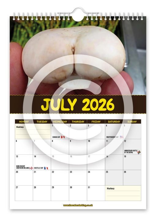 World's Greatest Mushrooms Novelty Calendar - Image 8