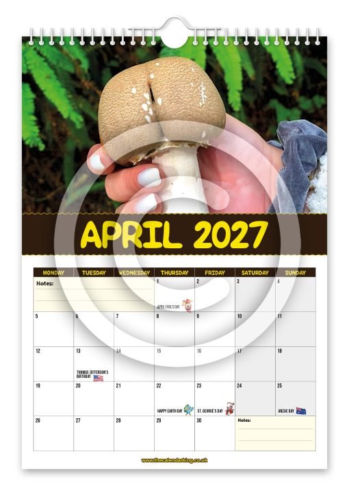 World's Greatest Mushrooms Novelty Calendar - Image 5