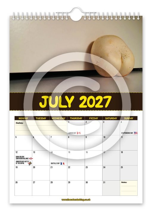 World's Greatest Mushrooms Novelty Calendar - Image 8